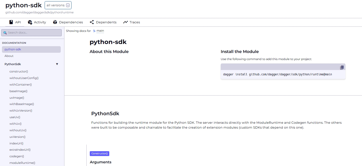 Module API